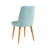 Kayonia 5-Piece Extendable Dining Table & Chairs Set, Atlantic Pine & Pistachio Green, 50.8 x 29.5 x 31.5 inches | 100% Melamine Coated Particle Board & 100% Velvet | Modern Scandinavian Design, Perfect for Dining Rooms & Gatherings