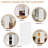 (With Lockset And Hinges Hole) Primed 4-panel Solid Wood Interior Shaker Standard Door-116190884-116989618