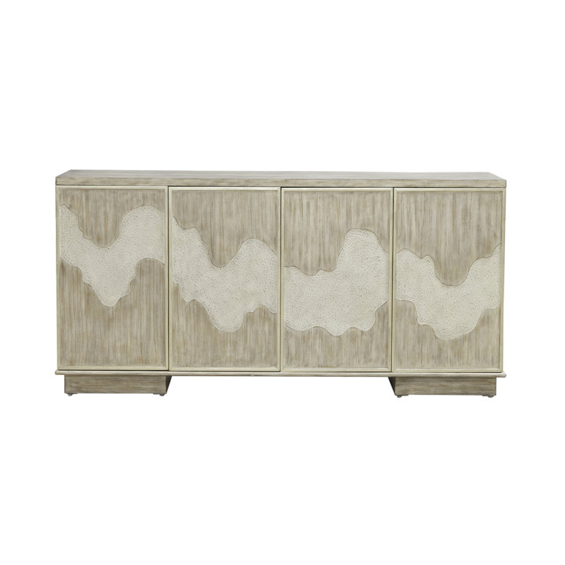  Emry 4 Door Accent Cabinet w/ Shelves