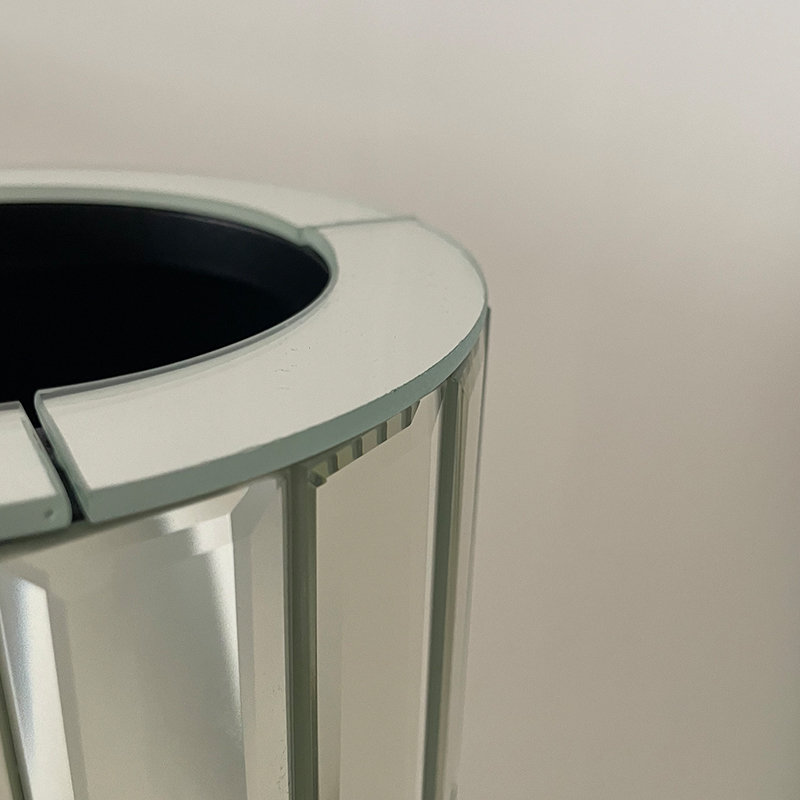 Grand vase rond à miroir