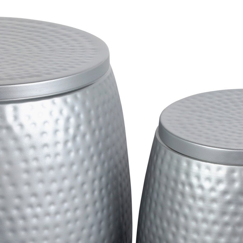 Tables d'appoint Merida Modern, Silver/Black