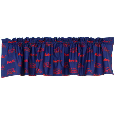 NCAA Tailored Window Valance