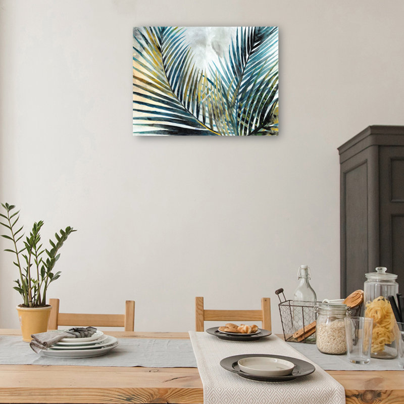 «Palm Colors II» par Sandy Doonan, reproduction d'art sur toile, H 11 po x l 14 po