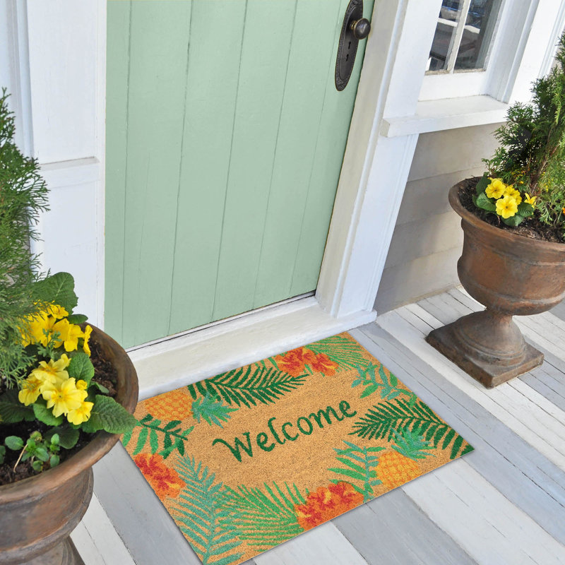 Tapis d'entrée antidérapant Inessa, Rectangle 2 pi x 3 pi
