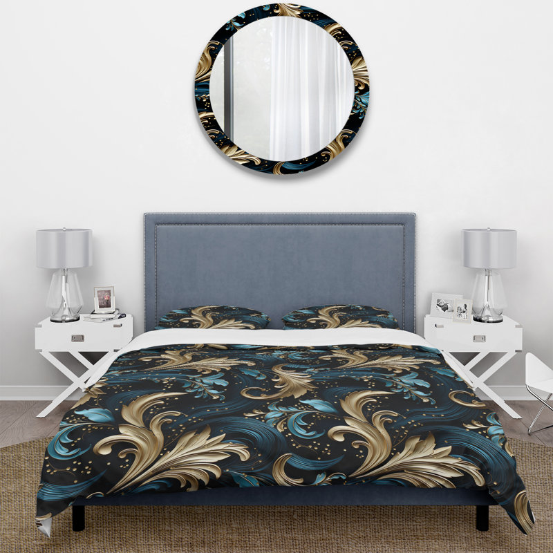 Ensemble de housse de couette Rayneshia, Housse de couette pour très grand lit et 2 très