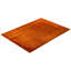 Tapis unique noué à la main Rachal - orange, 9 pi 10 po x 13 pi 7 po