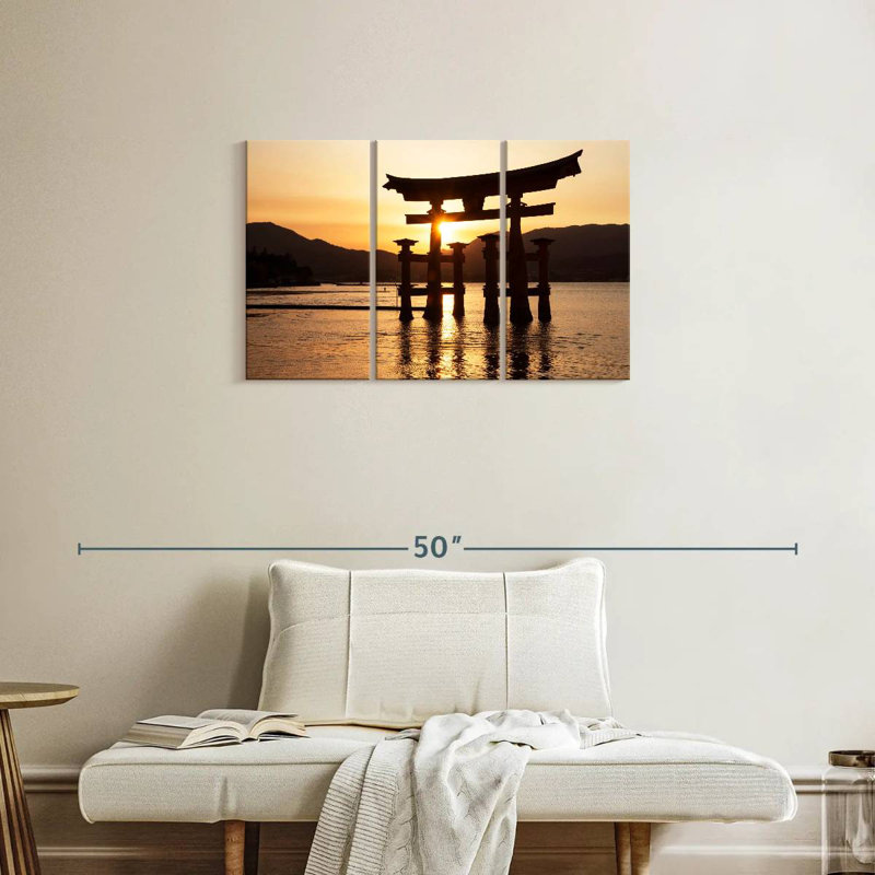 Sebbie Miyajima Torii Sunset, 20" H x 33" W