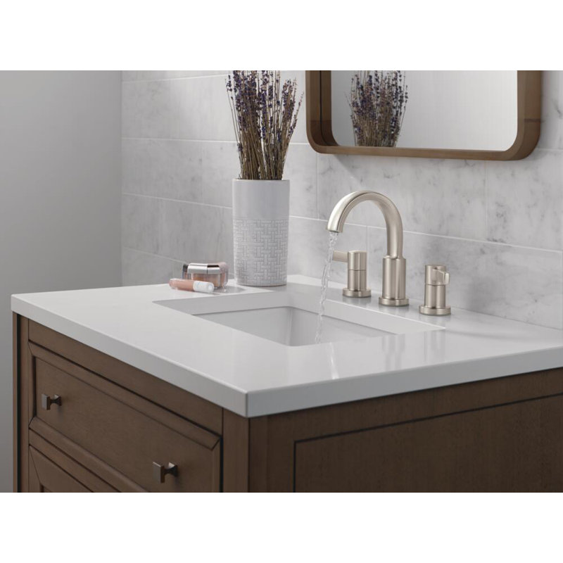 Robinet pour salle de bain Albion, Nickel brossé Spotshield