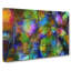 Rainbow Leaf Abstract In Abstract - Wrapped Canvas Painting-55341546