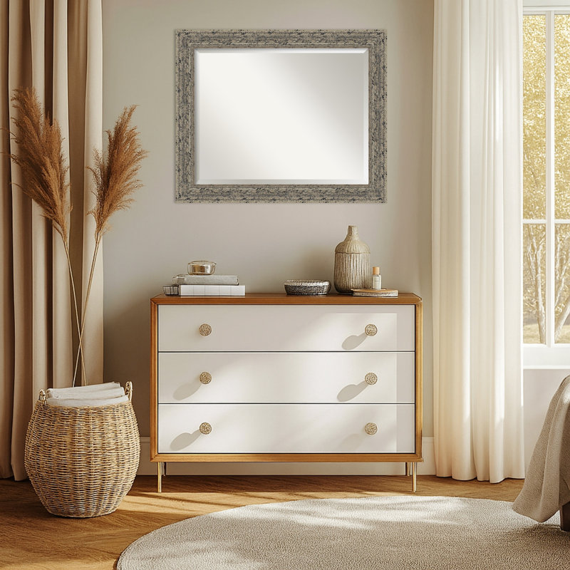 Miroir mural Attic, Argent argent, 27,5 po x 33,5 po