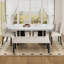 6 Piece Modern Dining Table Set-156928356