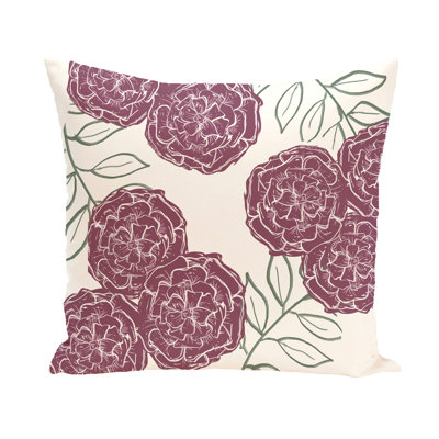Flower Power Square Pillow Cover & Insert