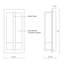 Gable 1 - Light LED Flush Mounted Sconce-64112767