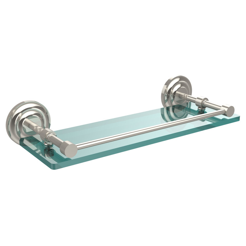 Leamore Bracket Shelf, Polished Nickel