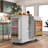 Sagrario Solid Wood Top Kitchen Island-838608096