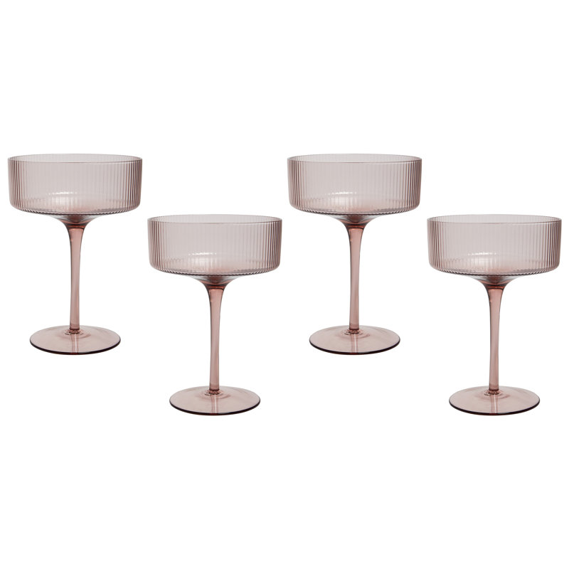 Allasia 330ml Handmade White Wine Glass Set