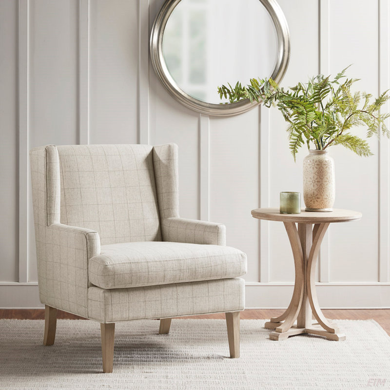 Fauteuil d'appoint Julian, Tissu beige