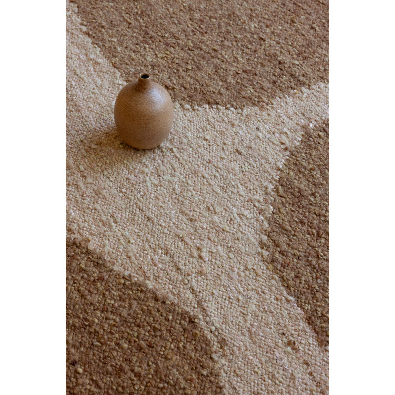 Craft Abstract Area Rug in Caramel, Rectangle 4'7" x 6'6"