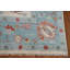Tapis floral floral ivoire Oushak 9 x 12