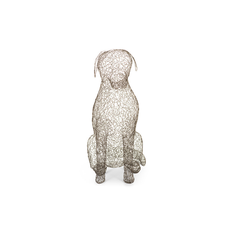 Crazy Wire Retriever Statue