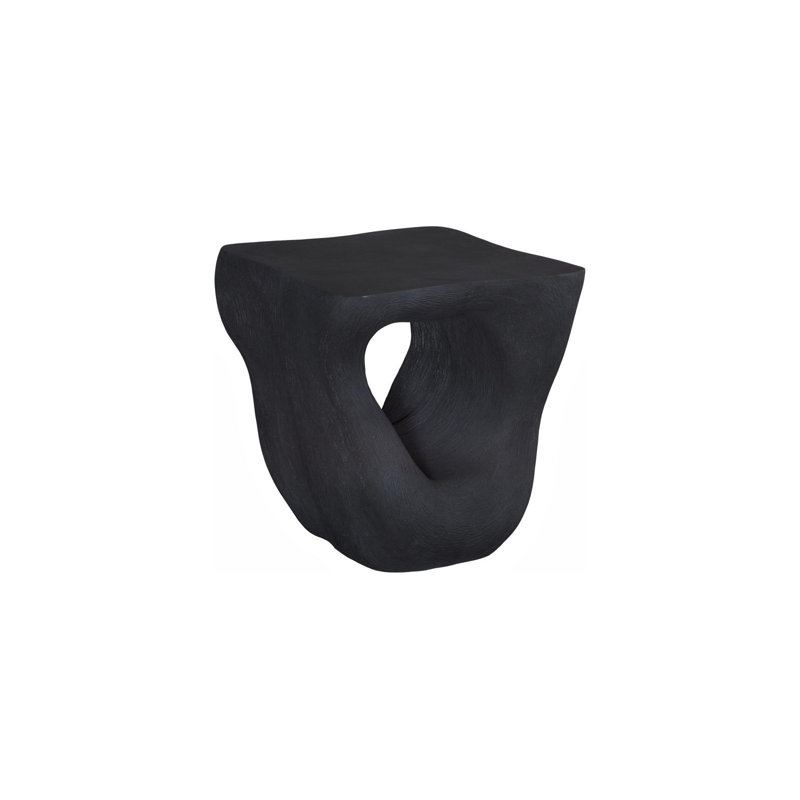 Strata Side Table, Charcoal Stone