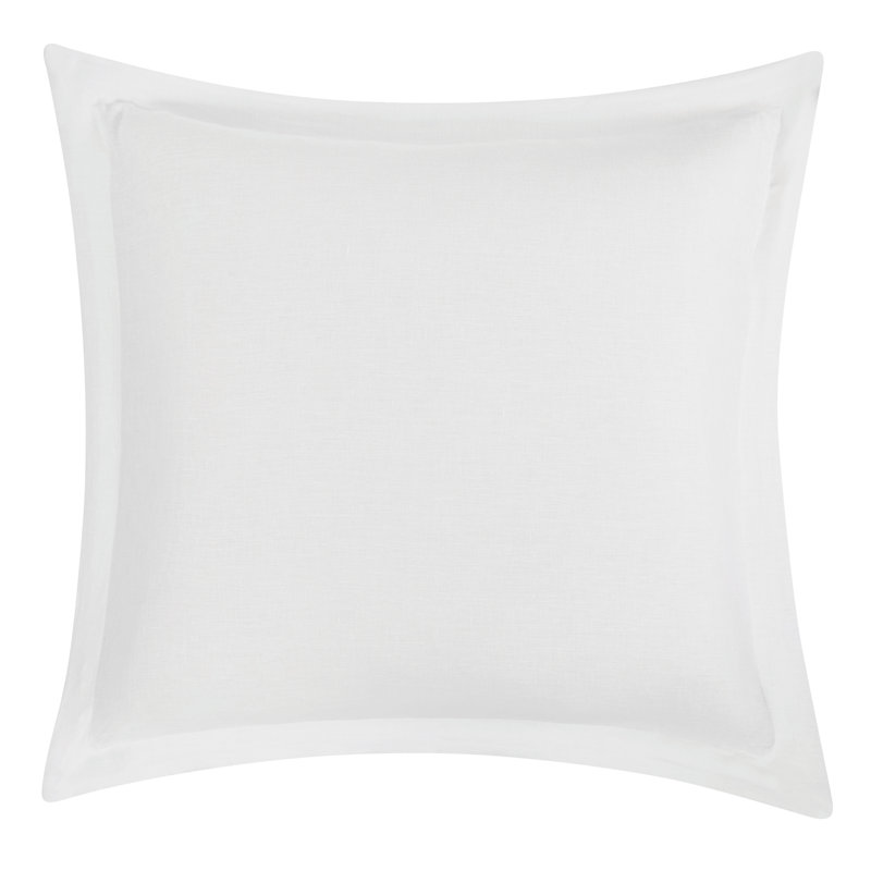 Brooklyn Loom Linen Euro Sham, White