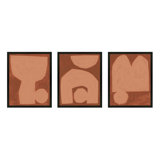Module On Terra Cotta.Set Of 3 Print by Michael Kempen