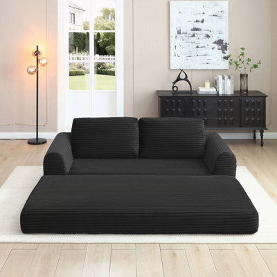 Modern Corduroy Sleeper Couch