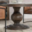 Brookside 60" Round Mango Wood Dinning Table In Cocoa Brown