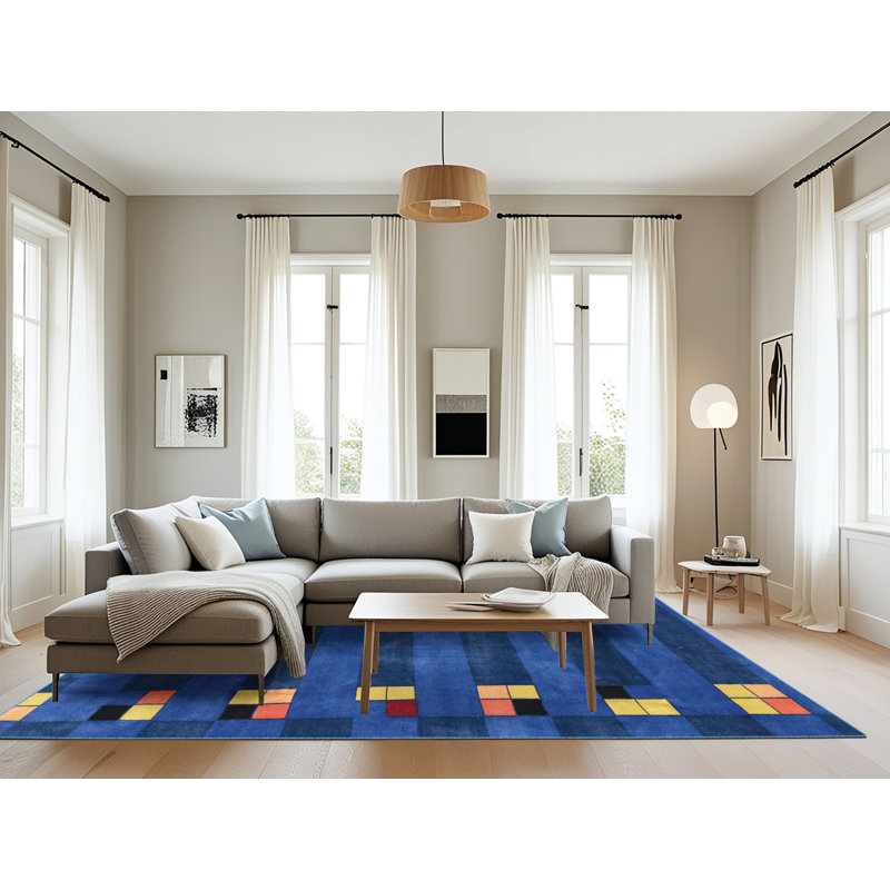 Tapis abstrait moderne 3004, Rectangle 8 pi x 10 pi