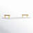 White Marble and Brass Serving Tray