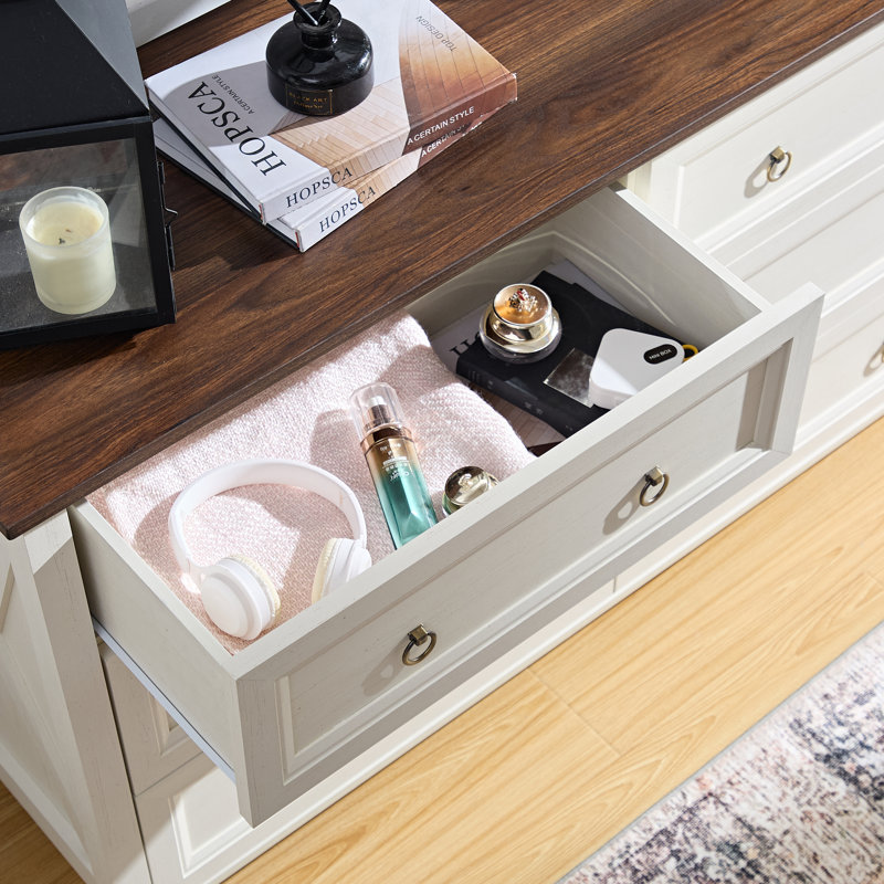 137 cm W Chest of 6 Drawers