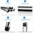 USTECH Luggage Rack-Single Tier, DIY, Storage Organizer, Chrome, Pack of 1