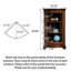 25.2 " L Bar Cabinet