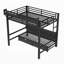 Cadre de lit avec tablettes de rangement et tiroirs-1953105059-1953105058