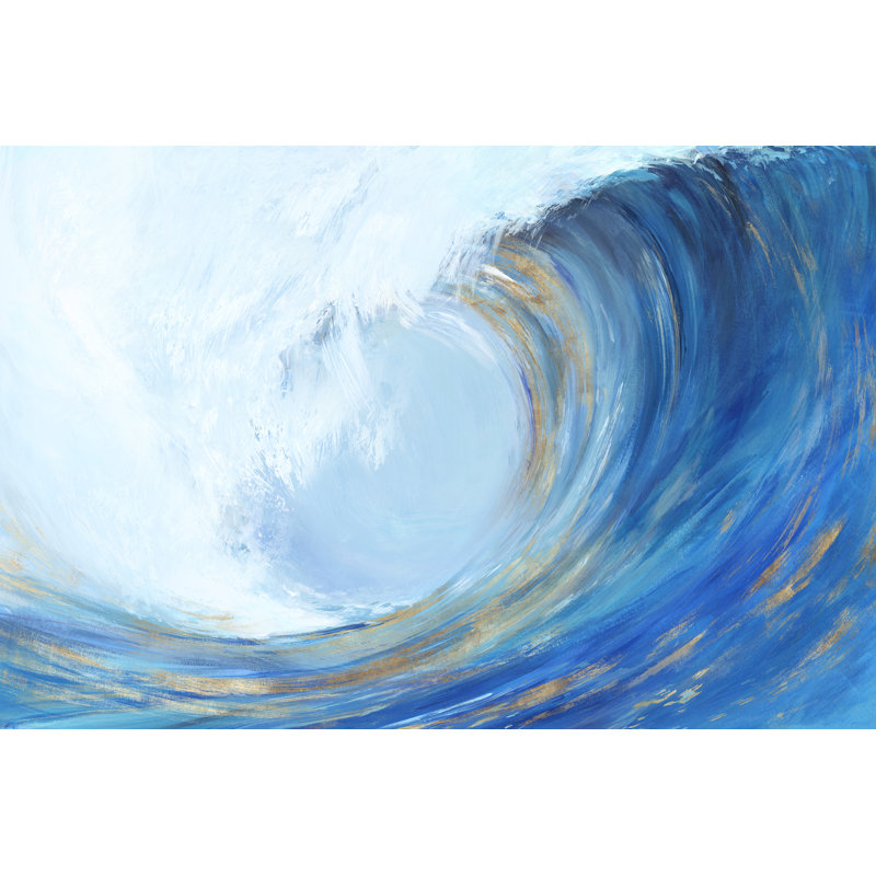 Wave Curl II par Isabelle Z, H 32 po x l 48 po