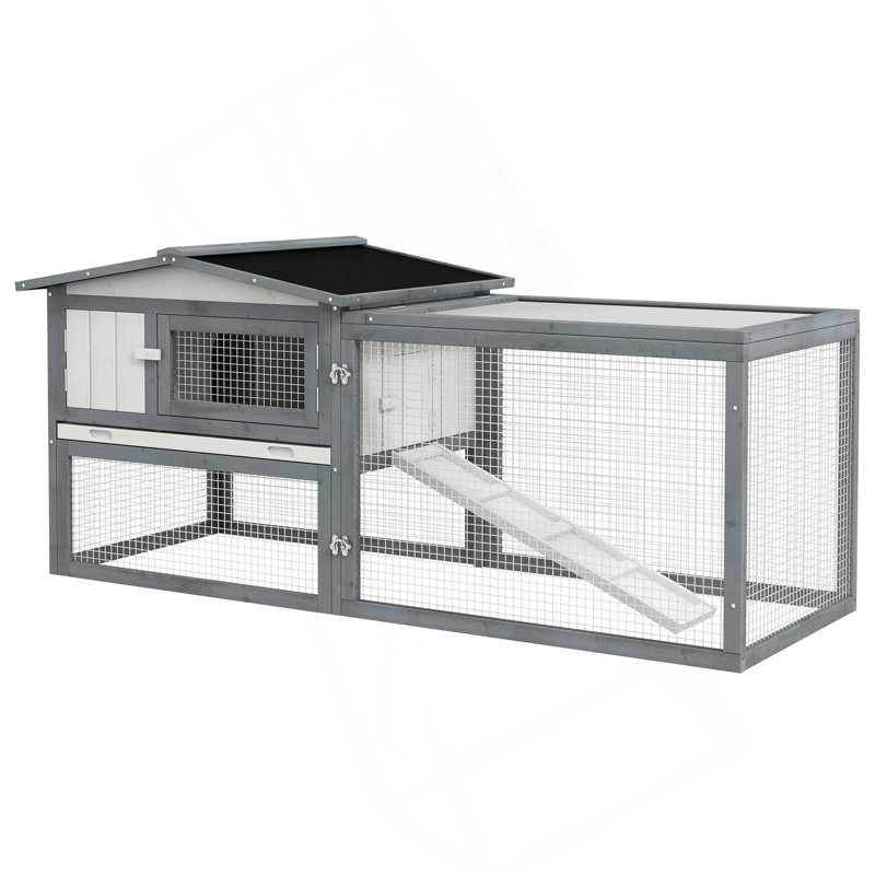 Cage à lapins Pawhut