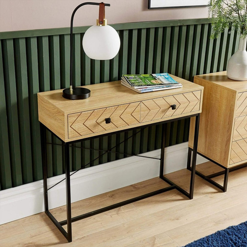 Console Burlywood, H 31,5 po x L 47,24 po x l 11,81 po