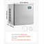 Stainless Steel Built-In Ice Maker for Restaurants – 650 Lbs/Day Cube Ice Machine with Self-Cleaning
