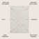 Ralphie Modern Geometric Checkerboard High-Low White/Cream Rug