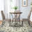 Konieczny Round Metal Base Dining Table