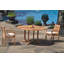 Pemberton Outdoor - Piece Teak Dining Set-2133997811-2077888293