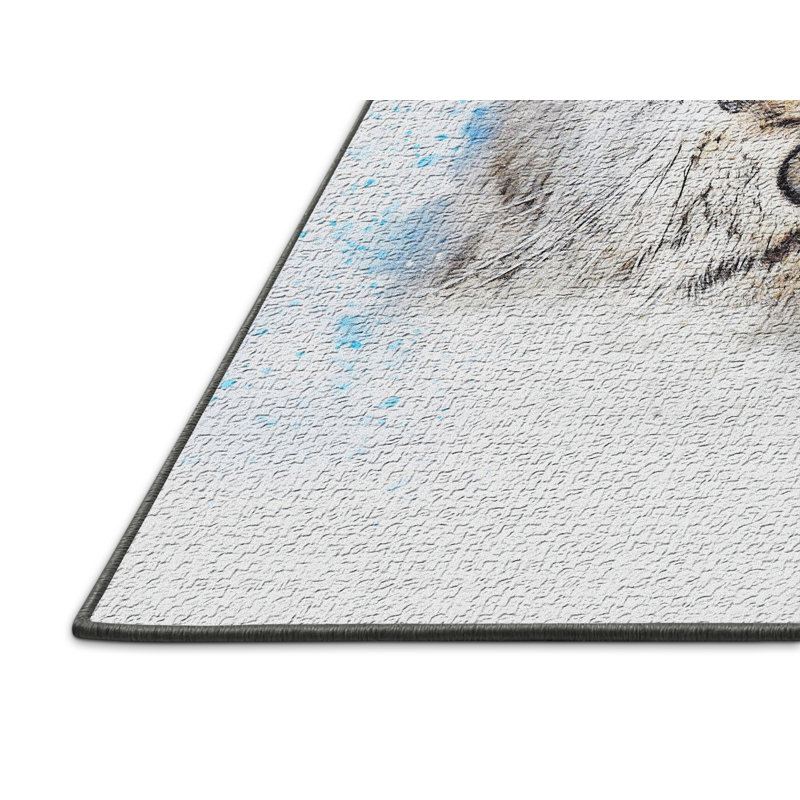 Tapis zone grise chat, Rectangle 2 pi x 3 pi