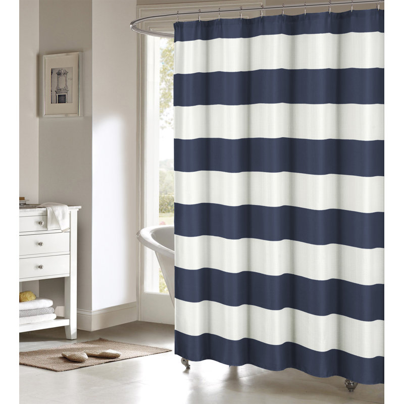 Sroda Striped Shower Curtain