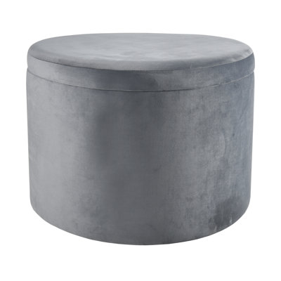 Linder Storage Ottoman - Black by Latitude Run