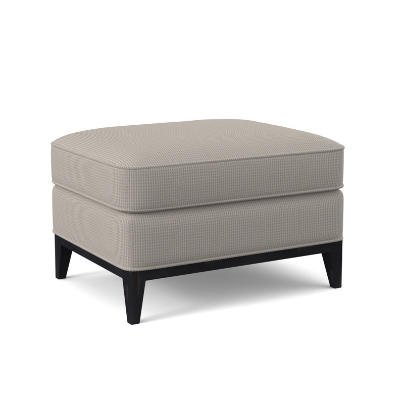 Sonoma Ottoman, Vintage Ebony, Filigree Ivory 100% Polyester