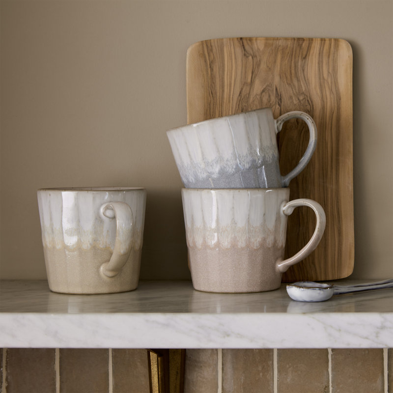 Reactive Lilac Mug, Grey