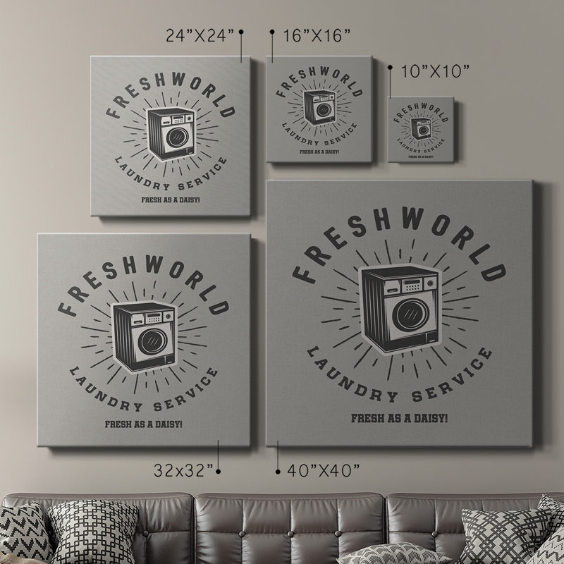 Toile tendue avec châssis Fresh World-Premium - prête à être accrochée