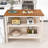Grian Classic Rubber Wood Kitchen Island with Open Shelving and Spacious Tabletop-1707993912