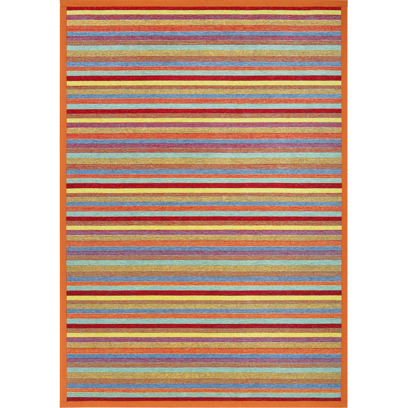 Ragusa Striped Hand Woven Area Rug, Rectangle 100 x 160cm